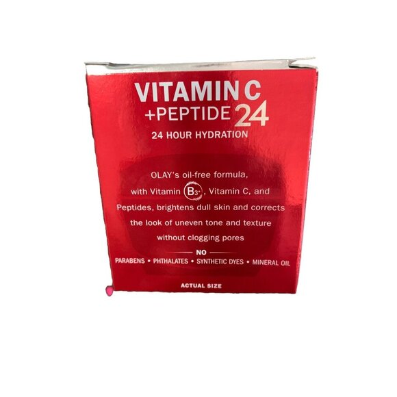 Olay Regenerist Vitamin C+Peptide 24 Hydrating Moisturizer 1.7oz Reduces Wrinkle - Picture 3 of 4